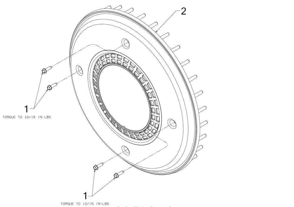 Blower Cover Diagram and Parts List for JS1150 (24A67M4710)(2018) Cub Cadet Leaf Blower / Vacuum